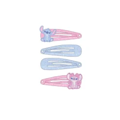 Accesorios para el Pelo: Clips de Stitch - 4 Piezas
