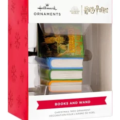 Adorno navideño libros Harry Potter de Resina