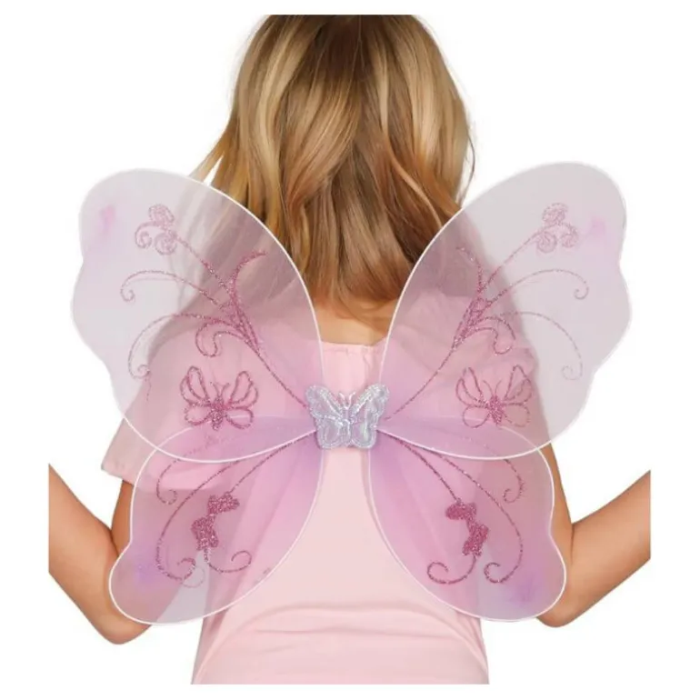 Alas color púrpura para niña