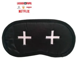 Antifaz Negro con Cruces de La casa de papel