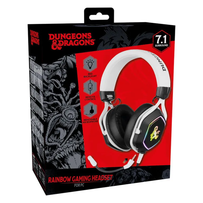 Auricular Gaming Dragones y Mazmorras Rainbow