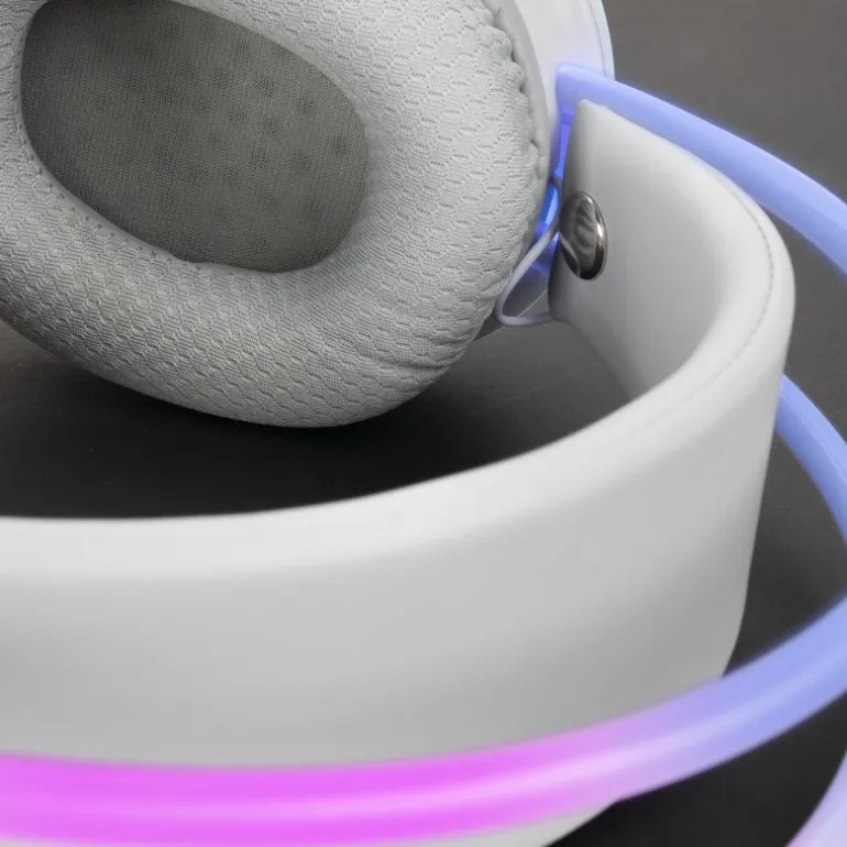 Auriculares 360° Mars Gaming MH-GLOW Flow Rosa