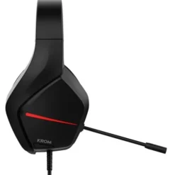 Auriculares Gaming Krom Kopa Move Jack Negro Rojo