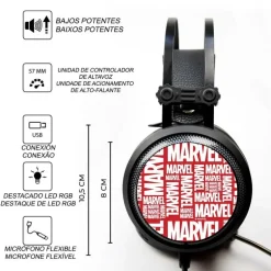 Auriculares Gaming Marvel