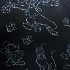 Bandolera Disney Loungefly Sketched Mickey Mouse de Cuero PU