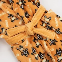 Batín Coral Fleece con Aplicaciones de Bluey para Niños