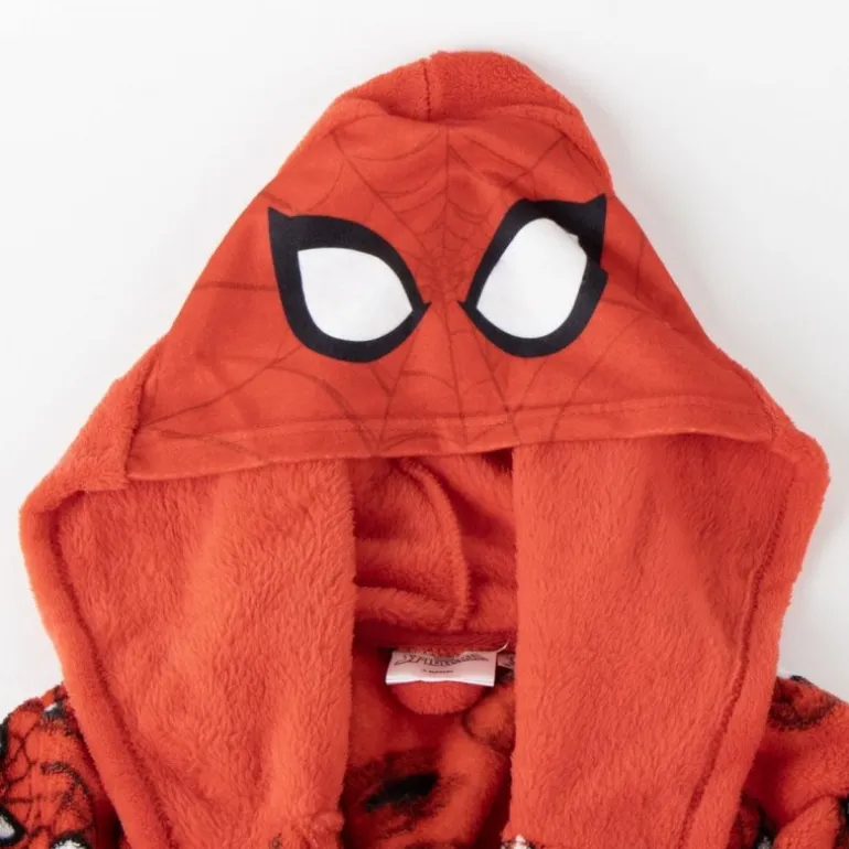 Batín Coral Fleece de Spiderman para Niños 3-8 Años