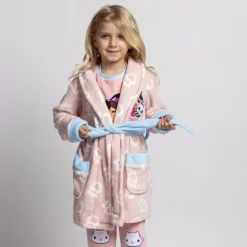 Batín Coral Fleece Gabby's Dollhouse para Niños