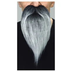 Bigote con Barba canoso
