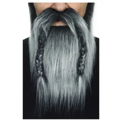 Bigote con Barba canoso