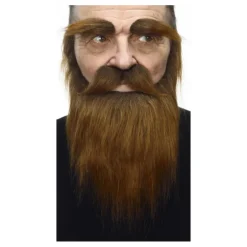 Bigote con Barba y Cejas marrón