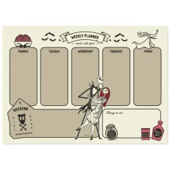 Bloc planificador semanal Pesadilla Antes de Navidad A4