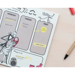 Bloc planificador semanal Pesadilla Antes de Navidad A4