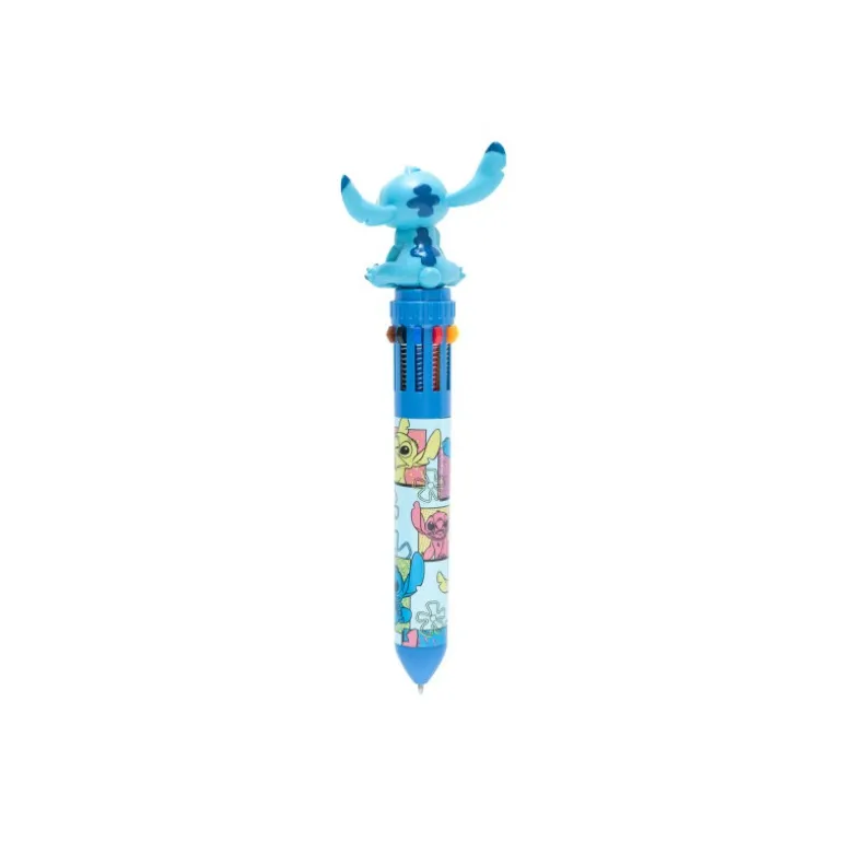 Boligrafo 10 colores Stitch Disney
