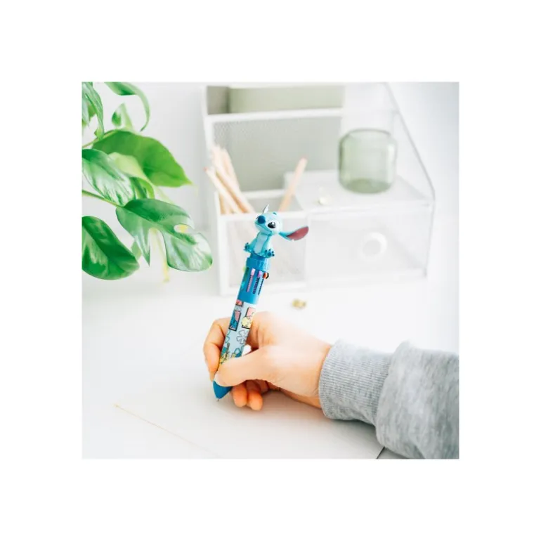 Boligrafo 10 colores Stitch Disney