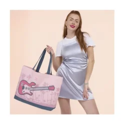 Bolsa Canvas Hannah Montana Guitar de Disney por Loungefly