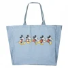 Bolsa de compras XL Mickey azul 70% poliéster y 30% algodón