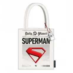 Bolsa Shopping Superman Beige 70% Poliester 30% Algodón