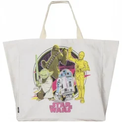 Bolsa Shopping XL Star Wars 70% Poliéster 30% Algodón