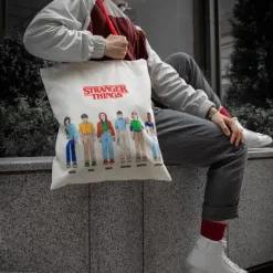 Bolsa Tote de Tela Stranger Things