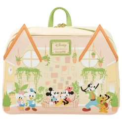 Bolso bandolera Loungefly Mickey y amigos Casa Plantas
