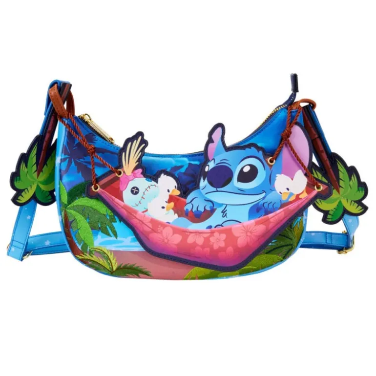 Bolso Bandolera Loungefly Hamaca Stitch Disney