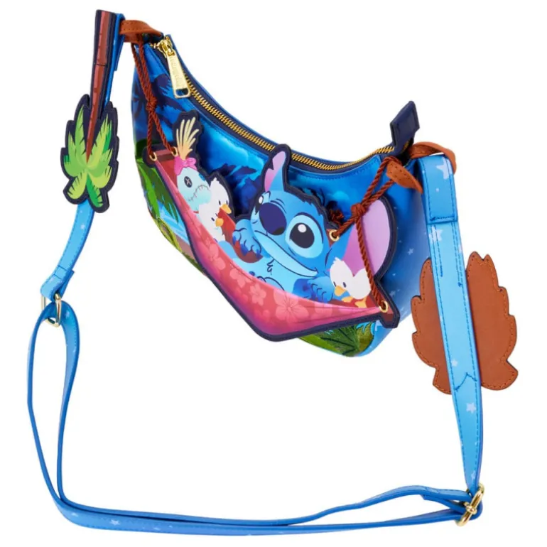 Bolso Bandolera Loungefly Hamaca Stitch Disney