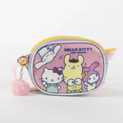 Bolso Fantasía Hello Kitty Rosa con Pompon