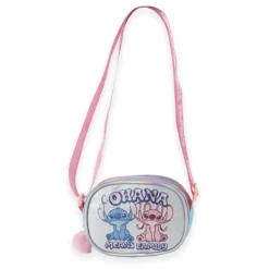 Bolso Fantasy Stitch Ohana Azul Disney