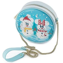 Bolso Loungefly Mickey & Minnie Muñecos De Nieve