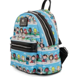 Bolso mochila Loungefly Superhéroes DC Chibi