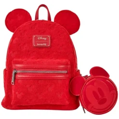 Bolso Mochila Orejas de Mickey Roja Loungefly Disney