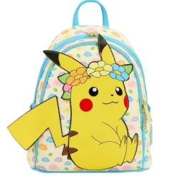 Bolso Mochila Pikachu Floral de Loungefly