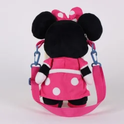 Bolso Peluche Minnie Fucsia 100% Poliéster