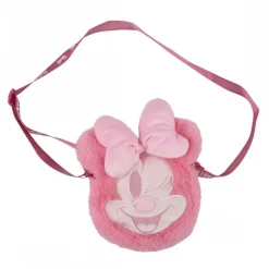 Bolso Peluche Minnie Rosa 100% Polyester