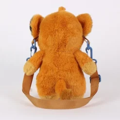 Bolso Peluche Simba de El Rey León 100% Poliéster Naranja