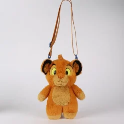 Bolso Peluche Simba de El Rey León 100% Poliéster Naranja
