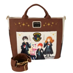 Bolso Tote Convertible Harry Potter brillis Loungefly