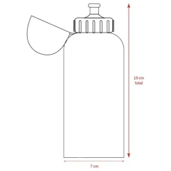 Botella Hello Kitty de Aluminio 500 ml - Licencia Oficial