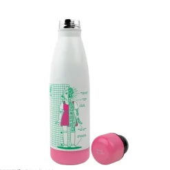 Botella Isotérmica Young-hee Squid Game - Diseño Blue Print White