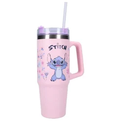 Botella Lilo & Stitch Bottled Bliss Rosa 900 ml Licencia Oficial
