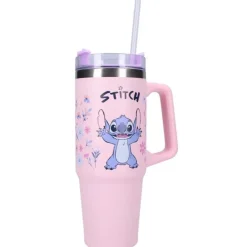 Botella Lilo & Stitch Bottled Bliss Rosa 900 ml Licencia Oficial