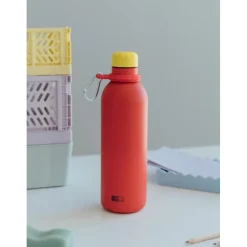 Botella Metalica 500 ml Smiley Quirky Comics