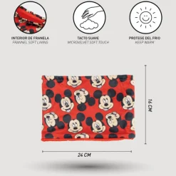 Braga Cuello Mickey para Niños - Cálida y Divertida