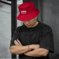 Bucket Hat reversible rojo y verde de Squid Game