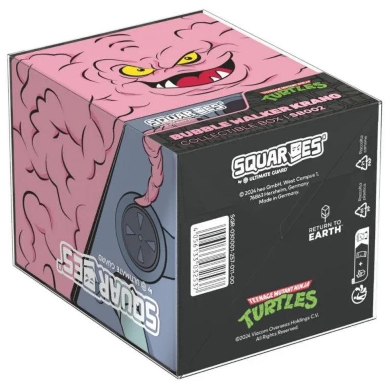 Caja Coleccionable Squaroes TMNT Krang con Bubble Walker