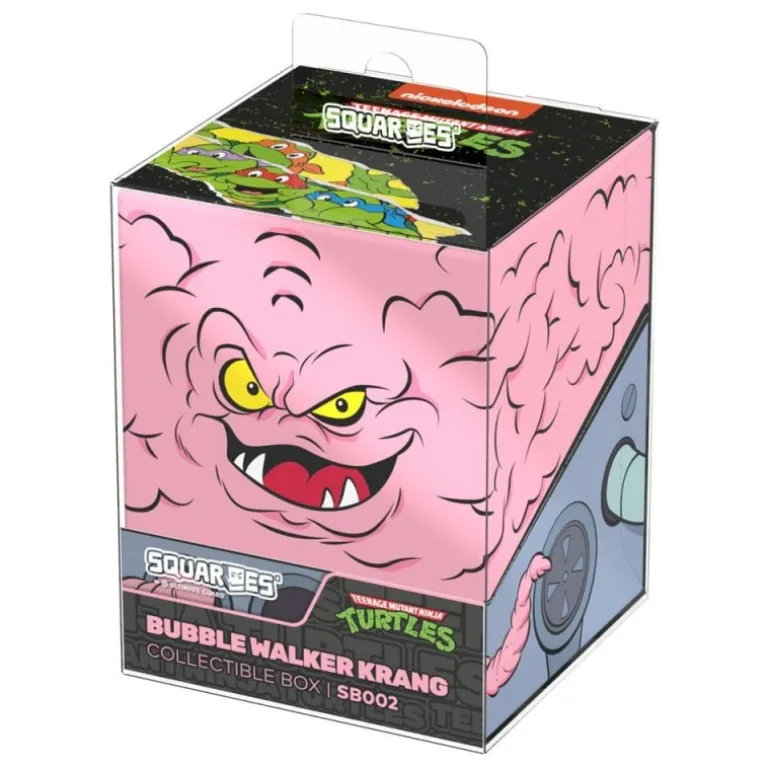 Caja Coleccionable Squaroes TMNT Krang con Bubble Walker