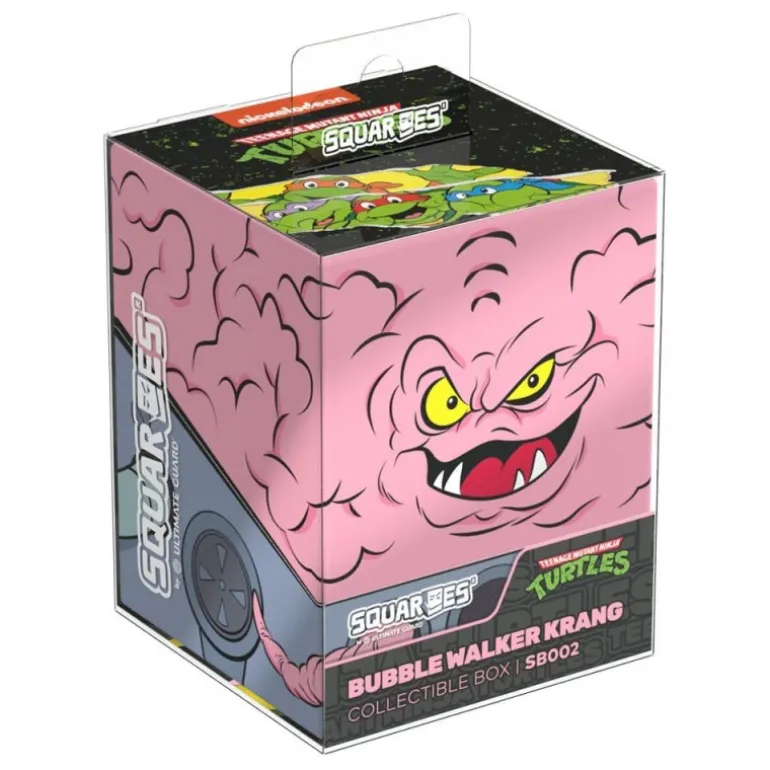 Caja Coleccionable Squaroes TMNT Krang con Bubble Walker