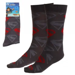 Calcetines Superman Oscuros Talla Única 38-45