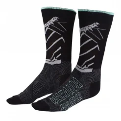 Calcetines Wakanda Forever Marvel 38/45 Algodón Negro